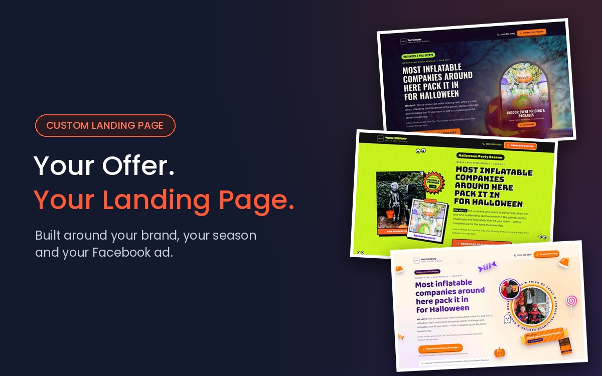 Custom Landing Pages