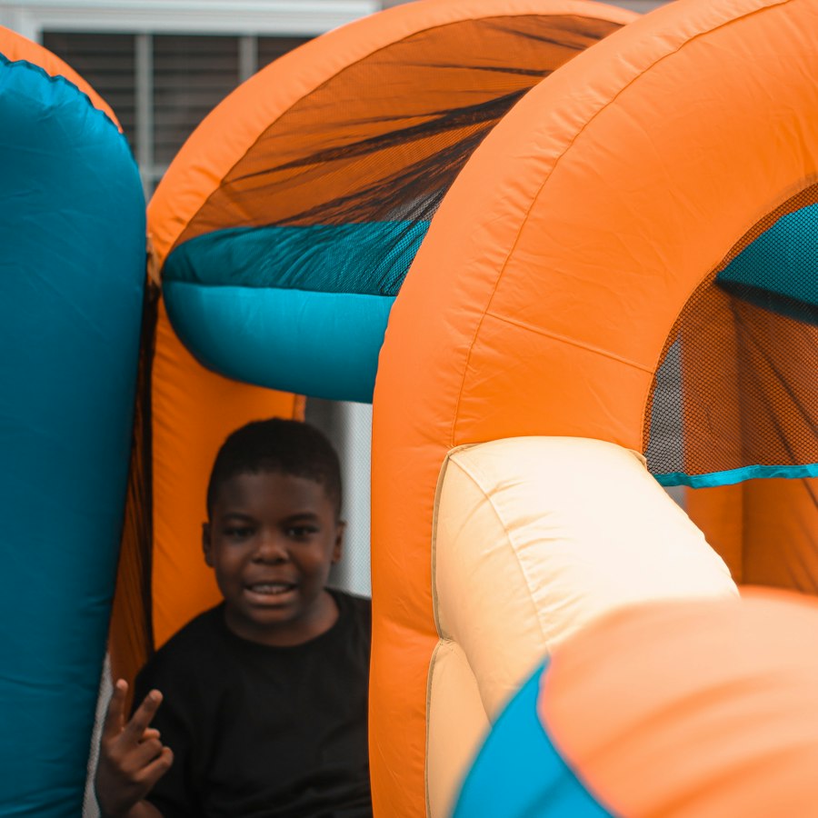 Rainbow Bounce House