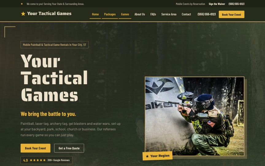 Military Paintball