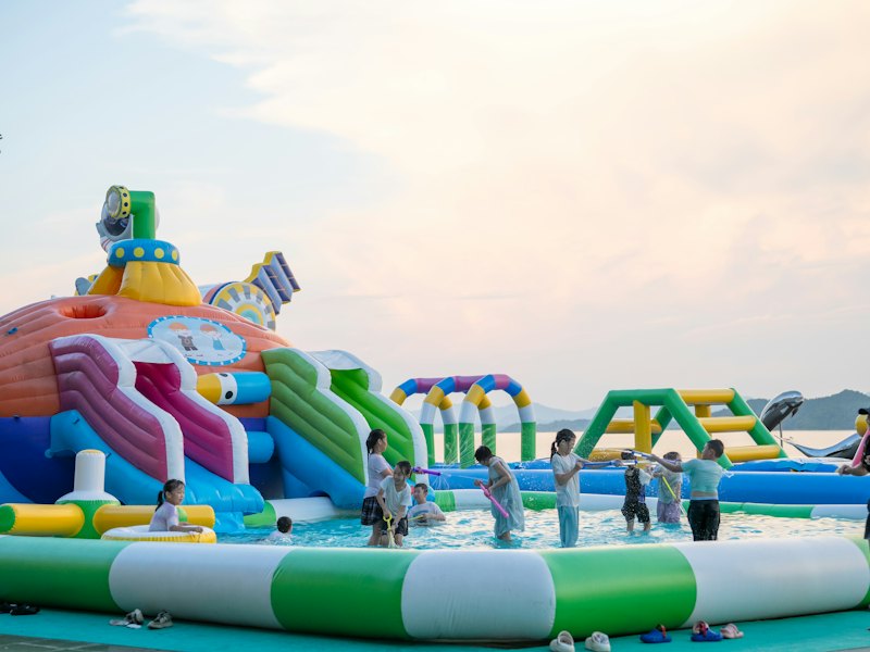 Tropical Water Slide — 2 Lane