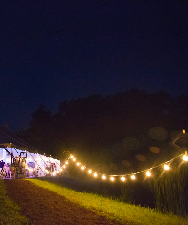 Sailcloth tent glow